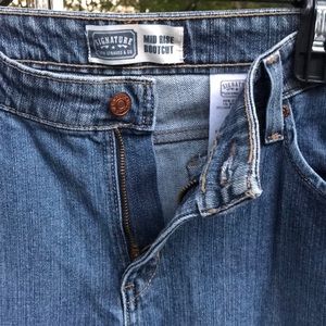 Levi Strauss Signature Mid Rise Bootcut Jeans 14 M